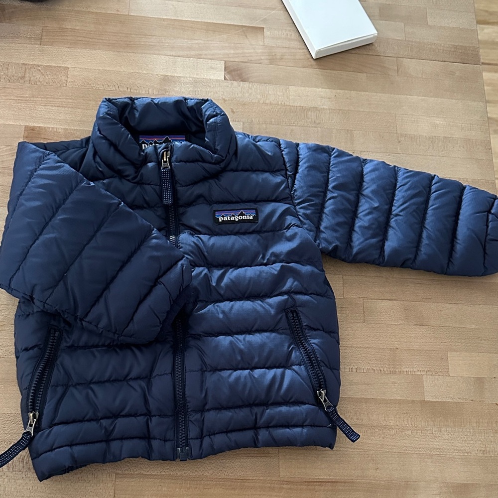 Patagonia Kids Navy Puffer Jacket